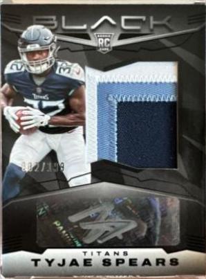 Tyjae Spears #235 2023 Panini Black Football