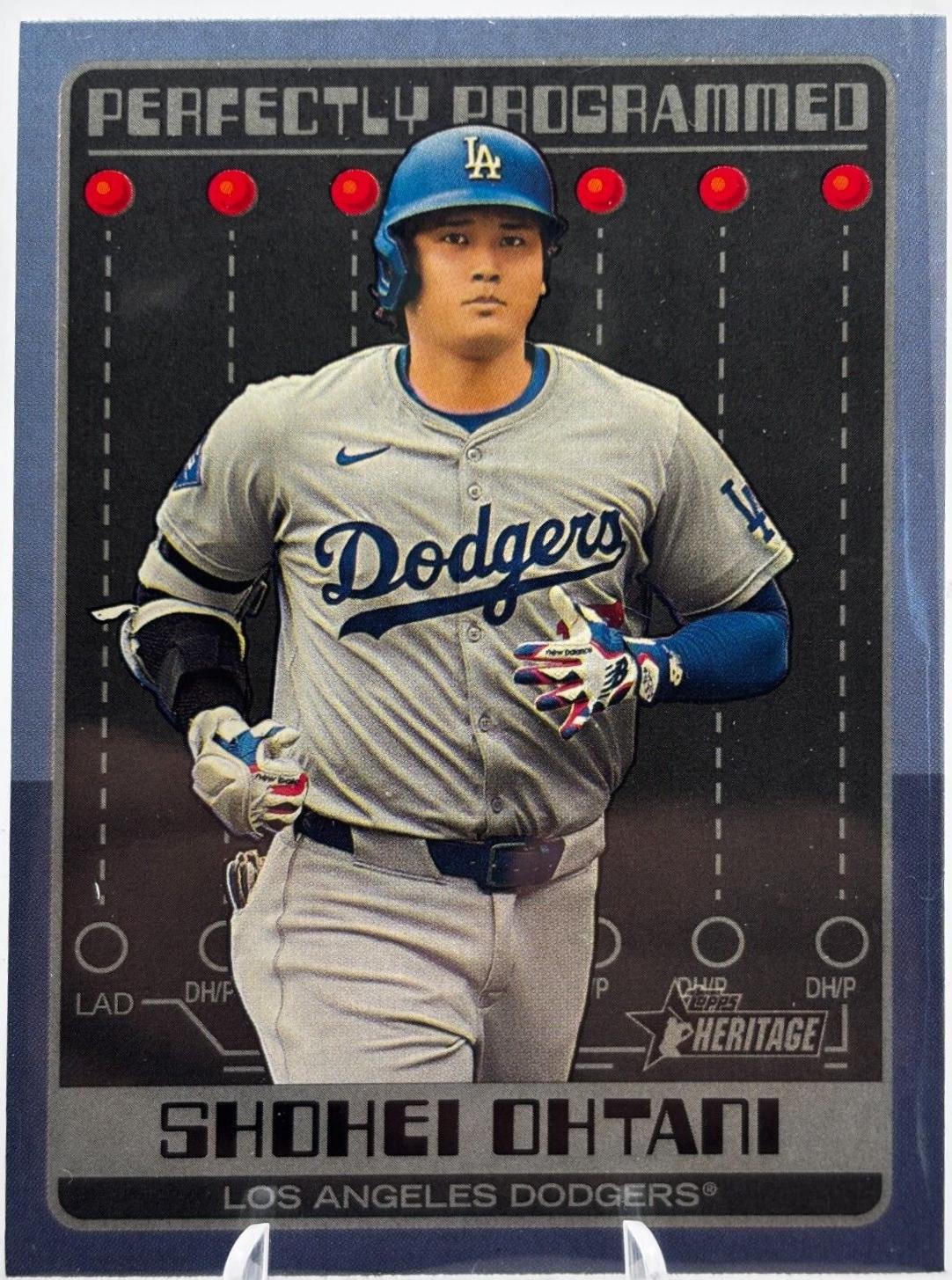 Shohei Ohtani #PP-2 Baseball Cards 2024 Topps Heritage Perfectly Programmed