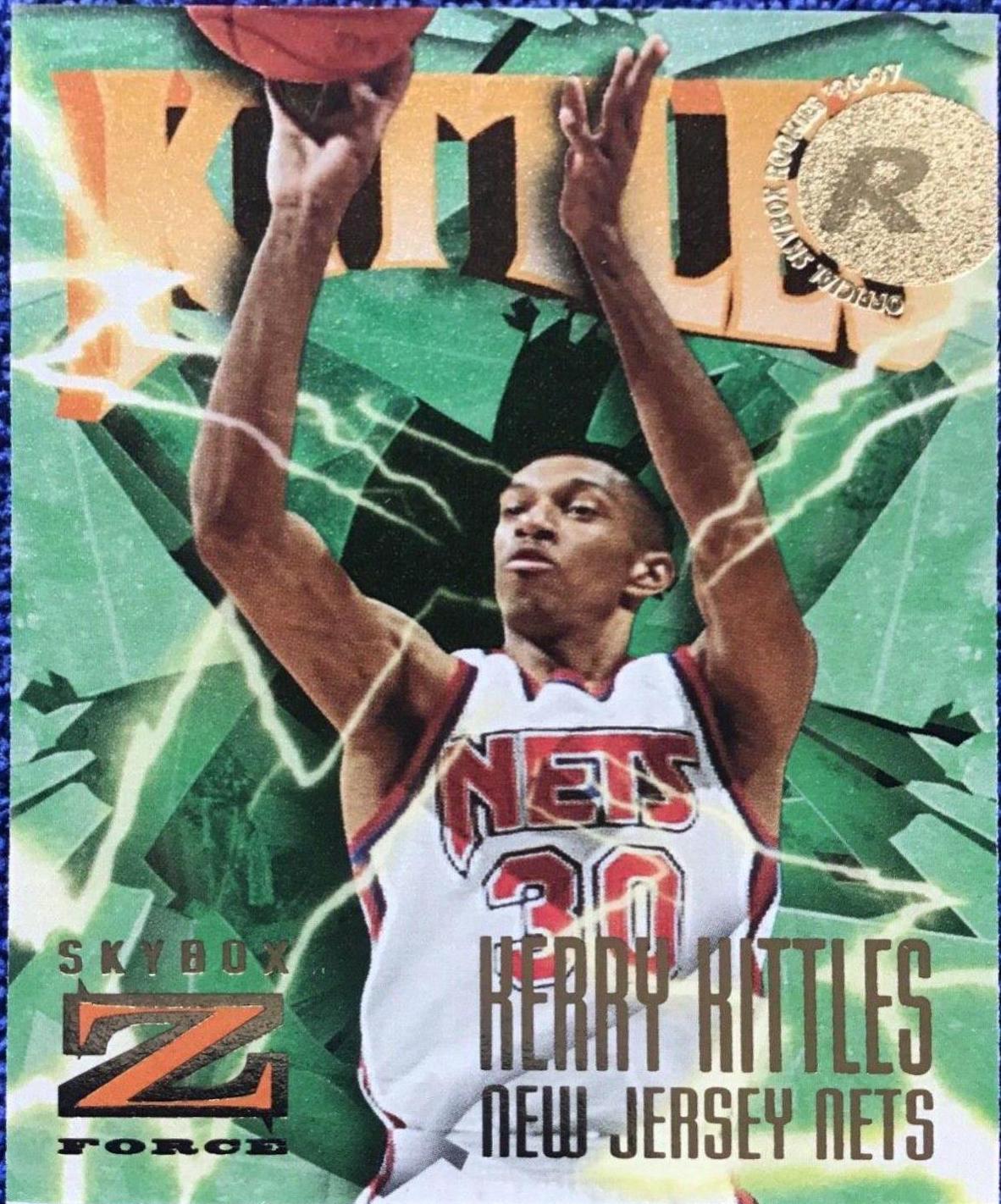 Kerry Kittles #153 Basketball Cards 1996 Skybox Z Force