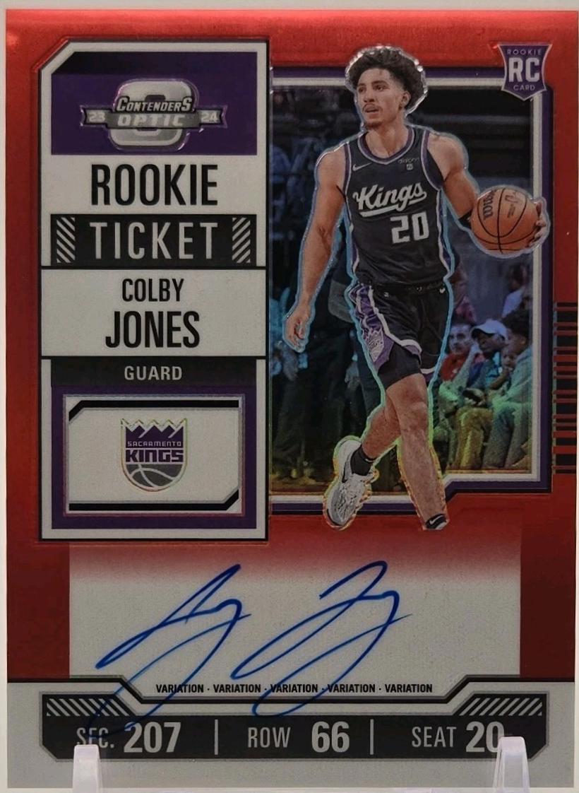 Colby Jones #135 2023-24 Panini Contenders Optic Basketball