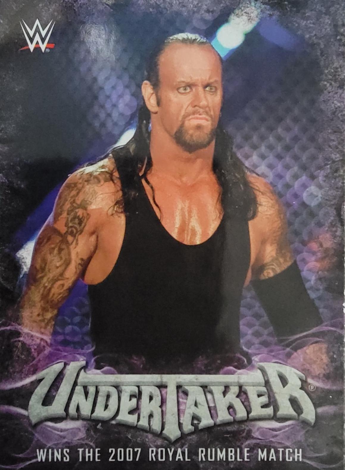 Wins The 2007 Royal Rumble #30 Wrestling Cards 2017 Topps WWE Undertaker Tribute