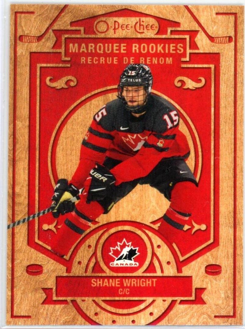 Shane Wright #W-SW Hockey Cards 2022 O Pee Chee Woodies