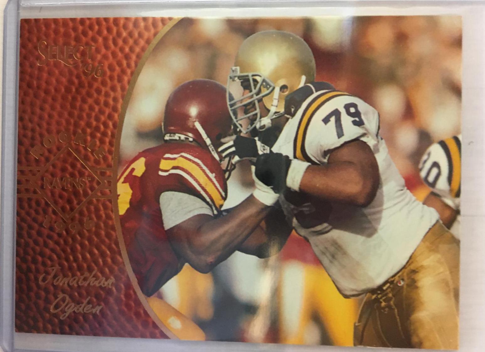 Jonathan Ogden #170 Football Cards 1996 Select