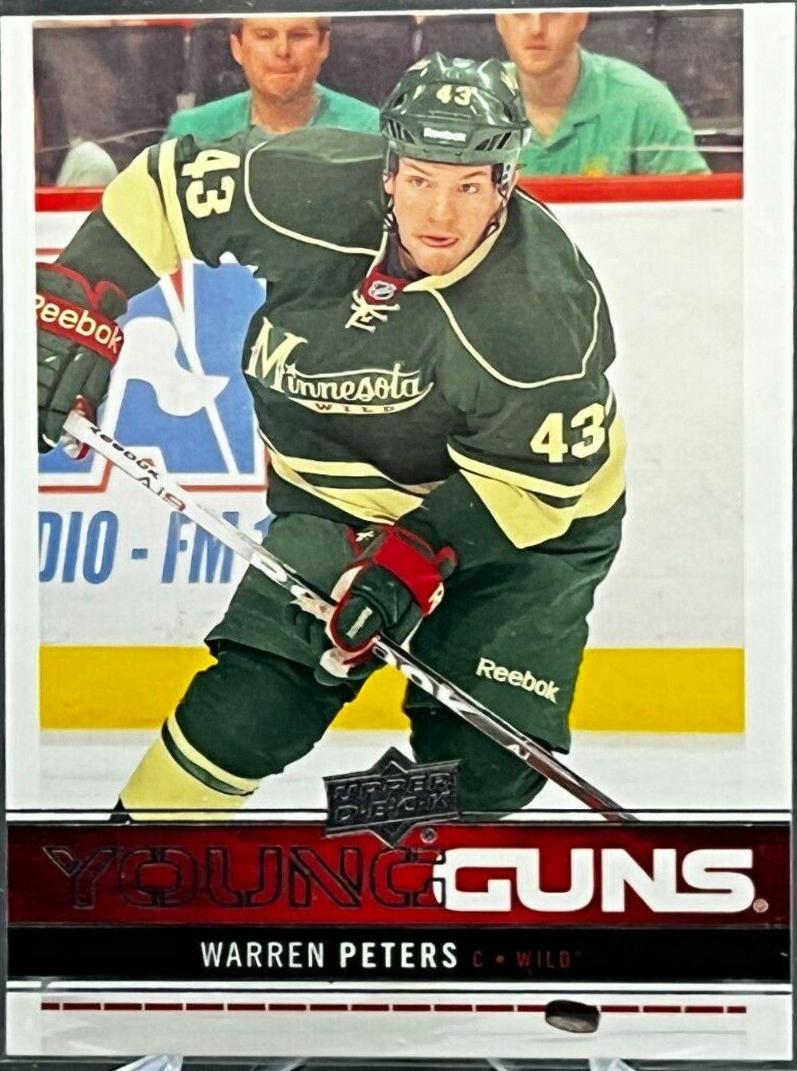 Warren Peters #230 Hockey Cards 2012 Upper Deck