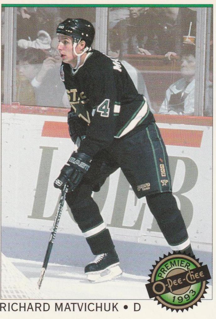 Richard Matvichuk #83 Hockey Cards 1993 O-Pee-Chee Premier