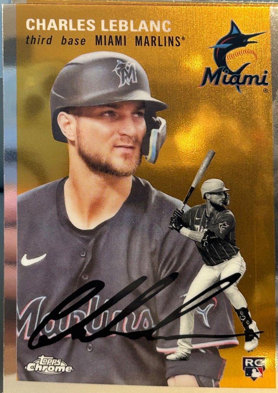 Charles Leblanc #66 Baseball Cards 2023 Topps Chrome Platinum Anniversary