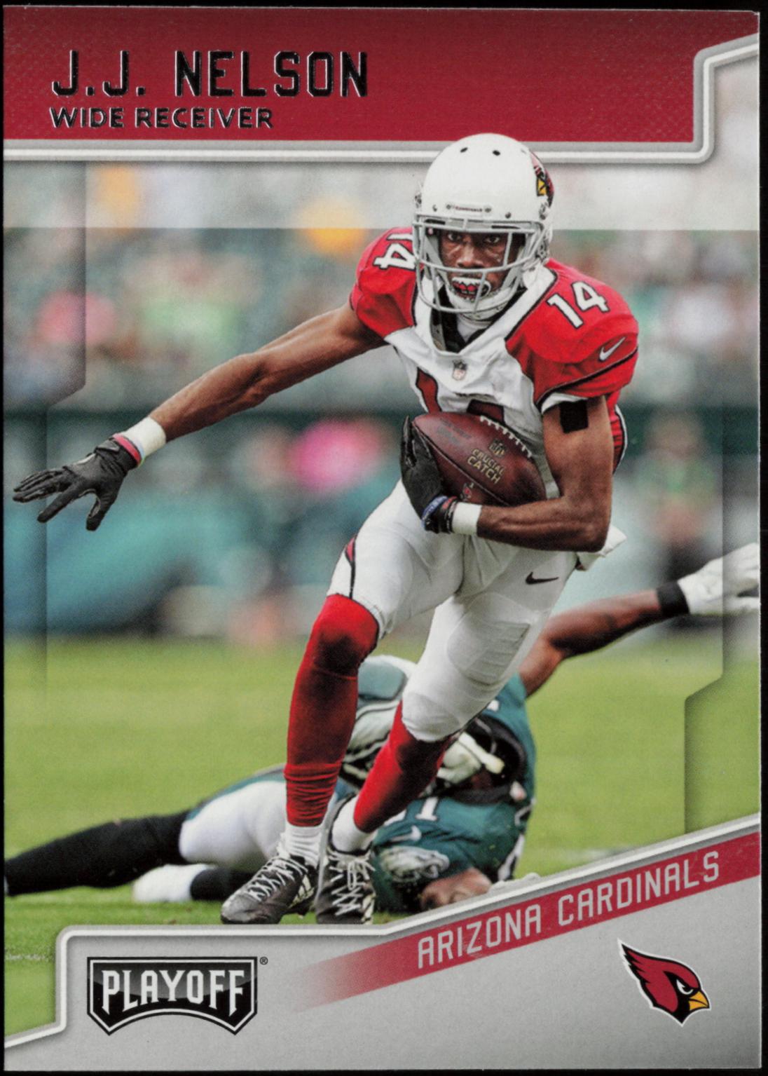 J. J. Nelson #5 Football Cards 2018 Panini Playoff