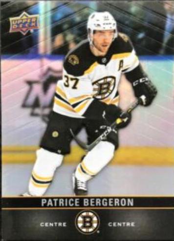 Patrice Bergeron #37 Hockey Cards 2019 Upper Deck Tim Hortons
