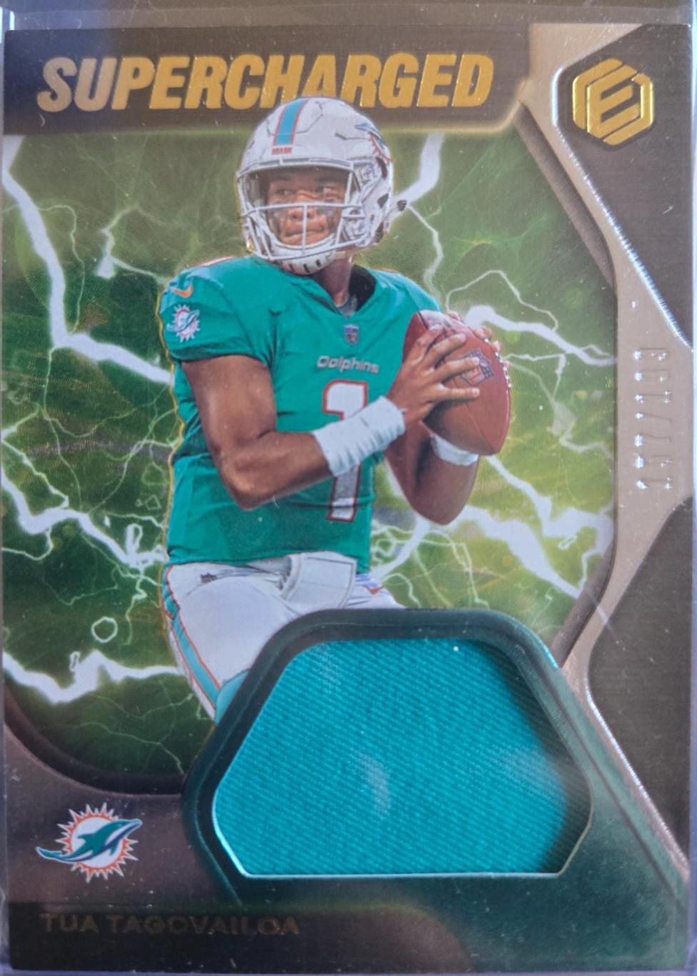 Tua Tagovailoa #SC-2 Football Cards 2020 Panini Elements Supercharged Memorabilia