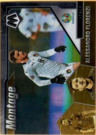 Alessandro Florenzi #29 Soccer Cards 2021 Panini Mosaic UEFA Euro 2020 Montage