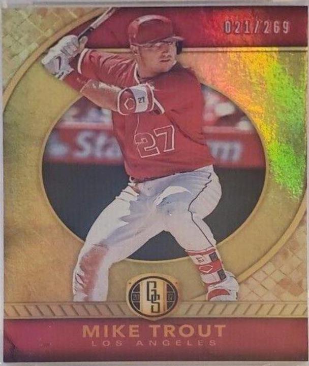 Mike Trout #1 Baseball Cards 2017 Panini Chronicles Gold Standard