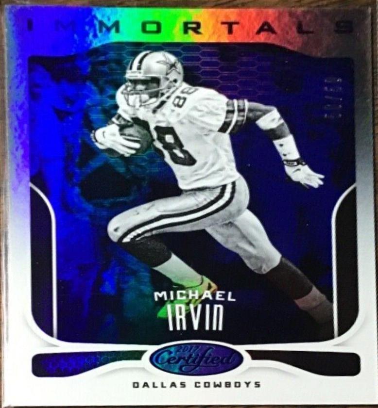 Michael Irvin #123 Football Cards 2017 Panini Certified