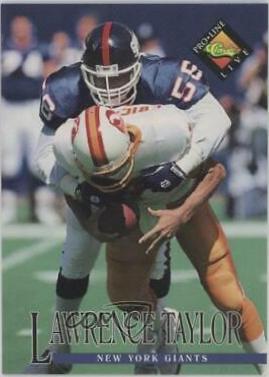 Lawrence Taylor #313 Football Cards 1994 Pro Line Live