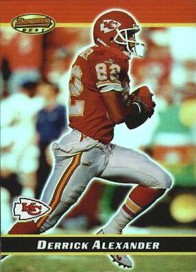 Derrick Alexander #8 Football Cards 2000 Bowman's Best