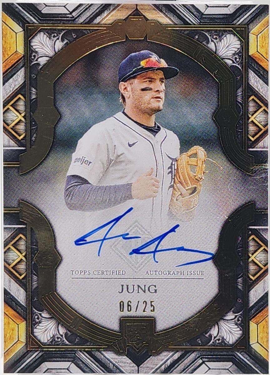 Jace Jung #TCRSA-JA 2025 Topps Transcendent Rookie Showcase Autograph Baseball