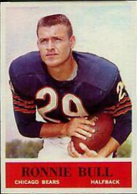 Ronnie Bull #16 Football Cards 1964 Philadelphia