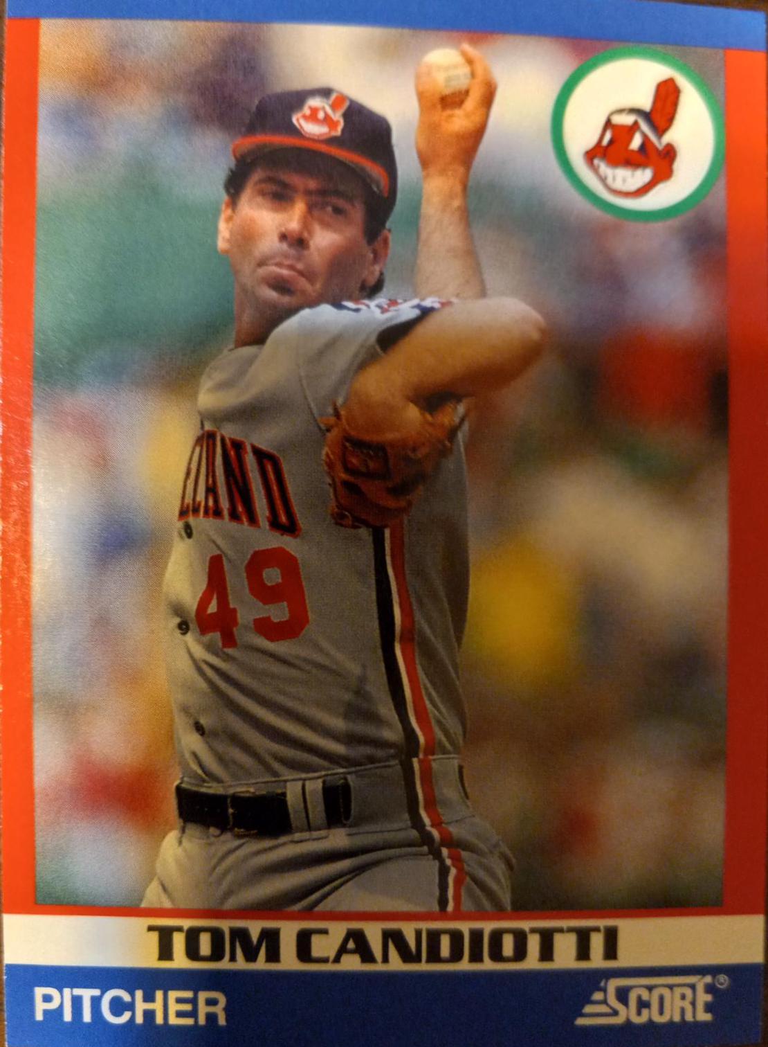 Tom Candiotti #36 Baseball Cards 1991 Score Superstars