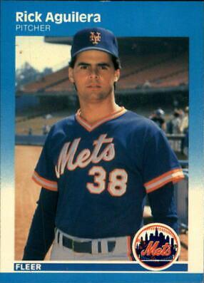 Rick Aguilera #1 Baseball Cards 1987 Fleer