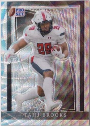 Tahj Brooks #127 2024 Pro Set Metal Football