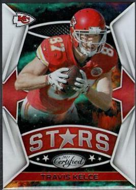Travis Kelce #CS-11 Football Cards 2021 Panini Certified Stars