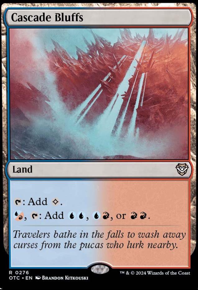 Cascade Bluffs #276 Magic Outlaws of Thunder Junction Commander