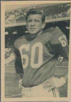 Chuck Bednarik Football Cards 1961 Fleer Wallet Pictures