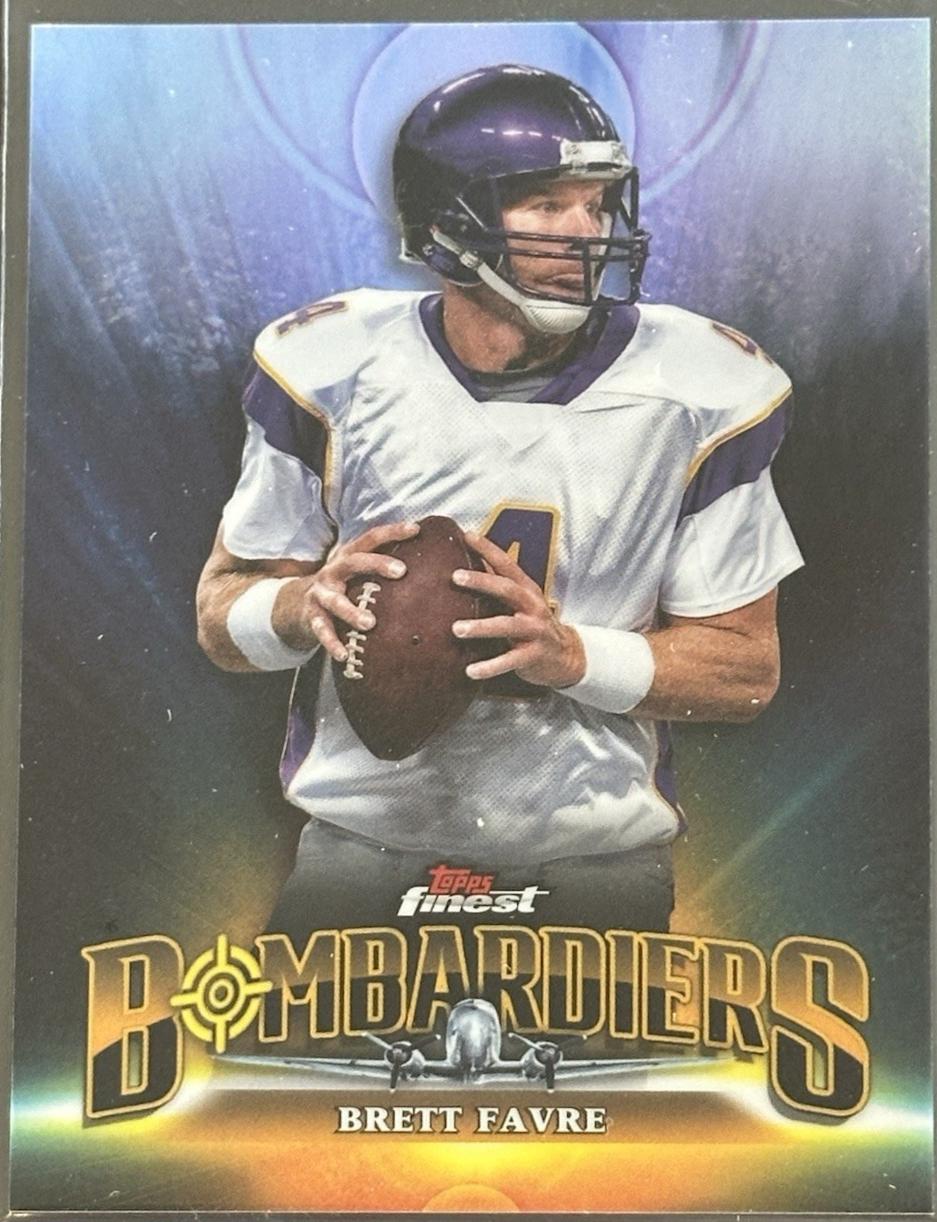 Brett Favre #BB-14 Football Cards 2024 Topps Finest Bombadiers