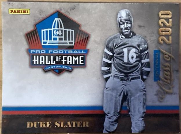 Duke Slater #18 Football Cards 2020 Panini Hall of Fame