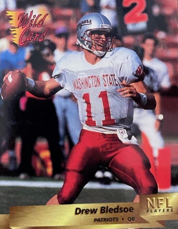 Drew Bledsoe #141 Football Cards 1993 Wild Card