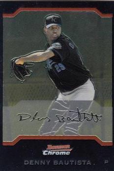 Denny Bautista #18 Baseball Cards 2004 Bowman Chrome Draft Picks