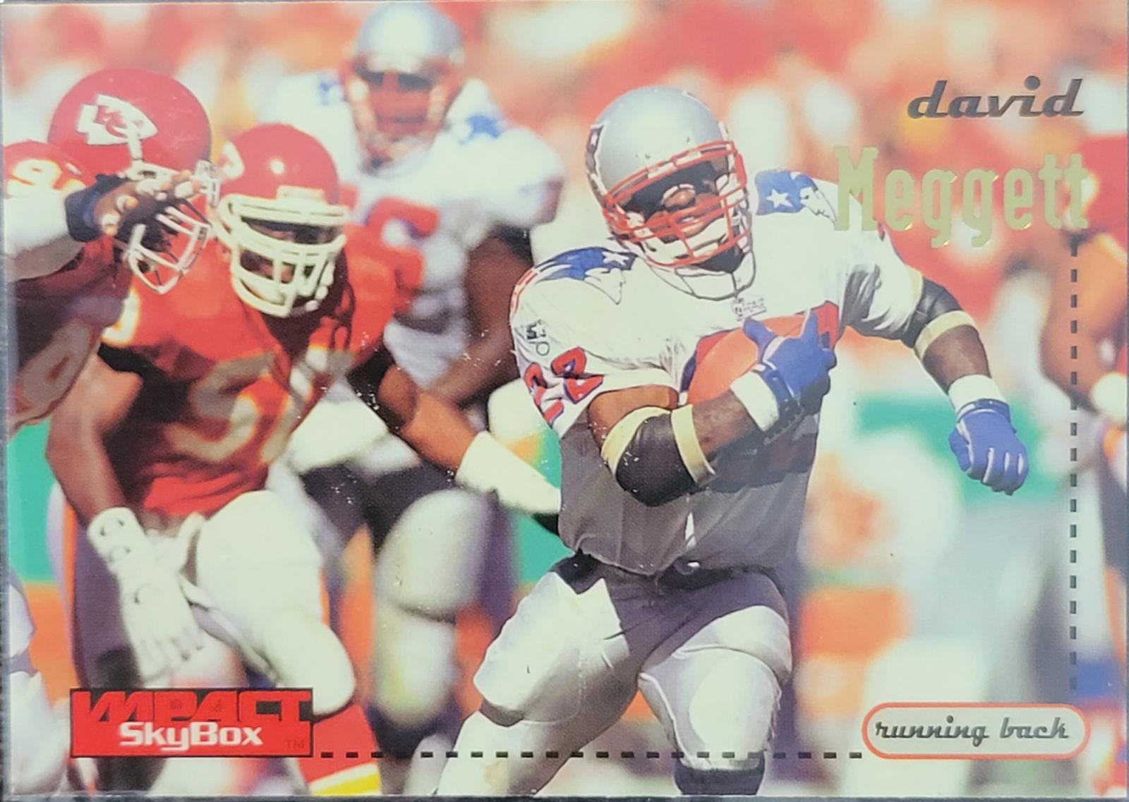 Dave Meggett #87 Football Cards 1996 Skybox Impact