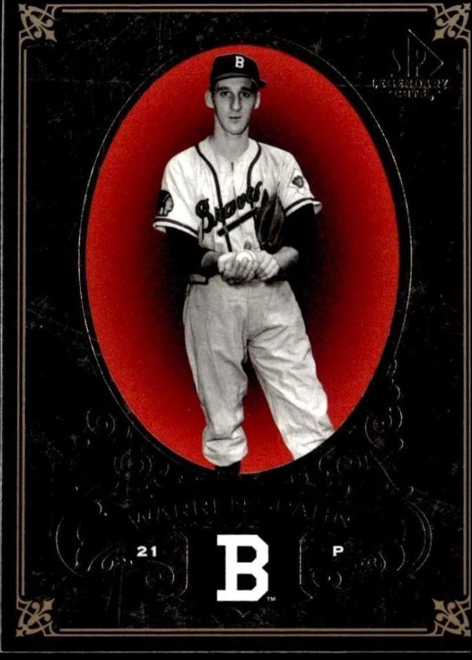 Warren Spahn #6 Baseball Cards 2008 SP Legendary Cuts