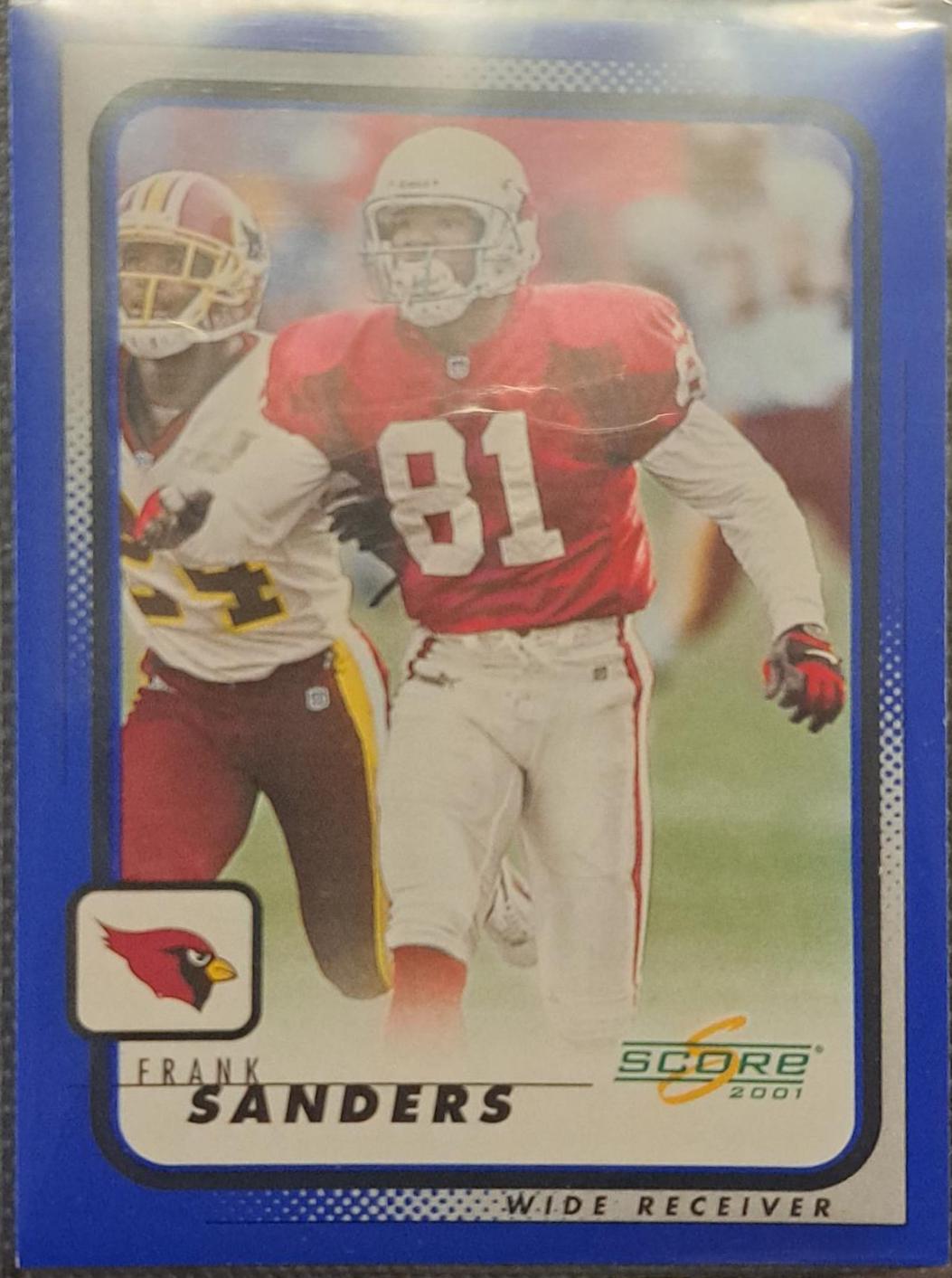 Frank Sanders #2 Football Cards 2001 Panini Score