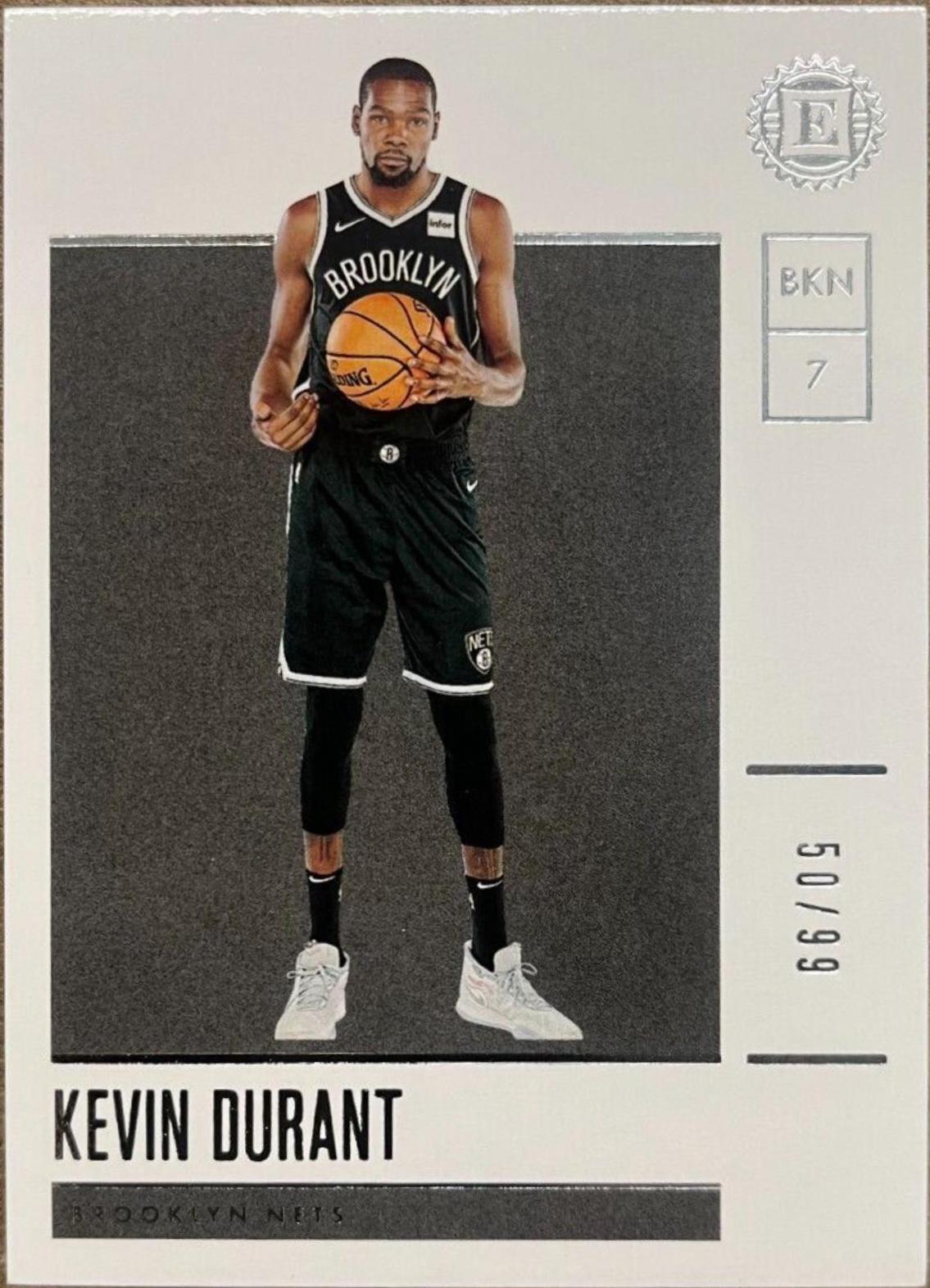 Kevin Durant #45 Basketball Cards 2019 Panini Encased