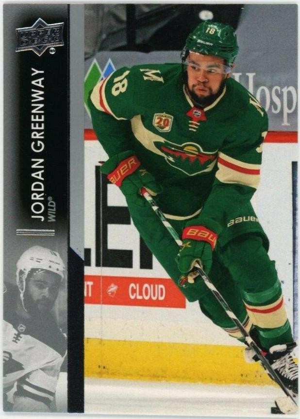 Jordan Greenway #89 Hockey Cards 2021 Upper Deck