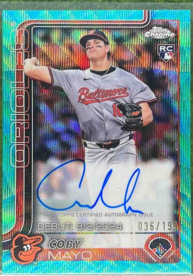 Coby Mayo [Aqua Wave Refractor] #CRDA-CMA