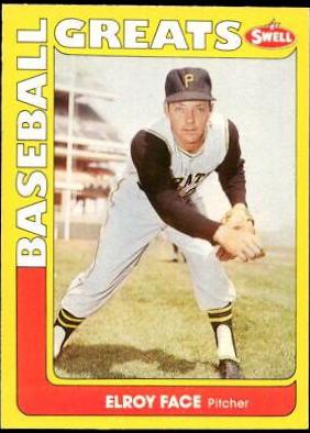 Roy Face #28 Baseball Cards 1991 Swell Greats