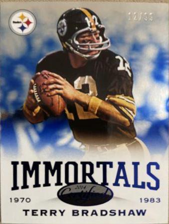 Terry Bradshaw #199 Football Cards 2014 Panini Certified
