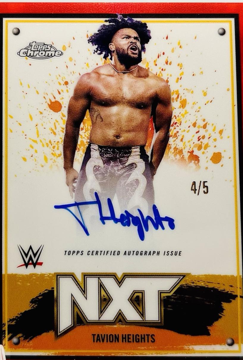 Tavion Heights [Red Refractor] #NXT-THT