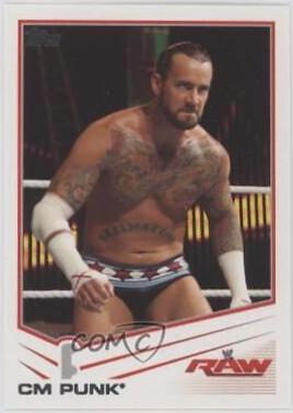 CM Punk #8 Wrestling Cards 2013 Topps WWE