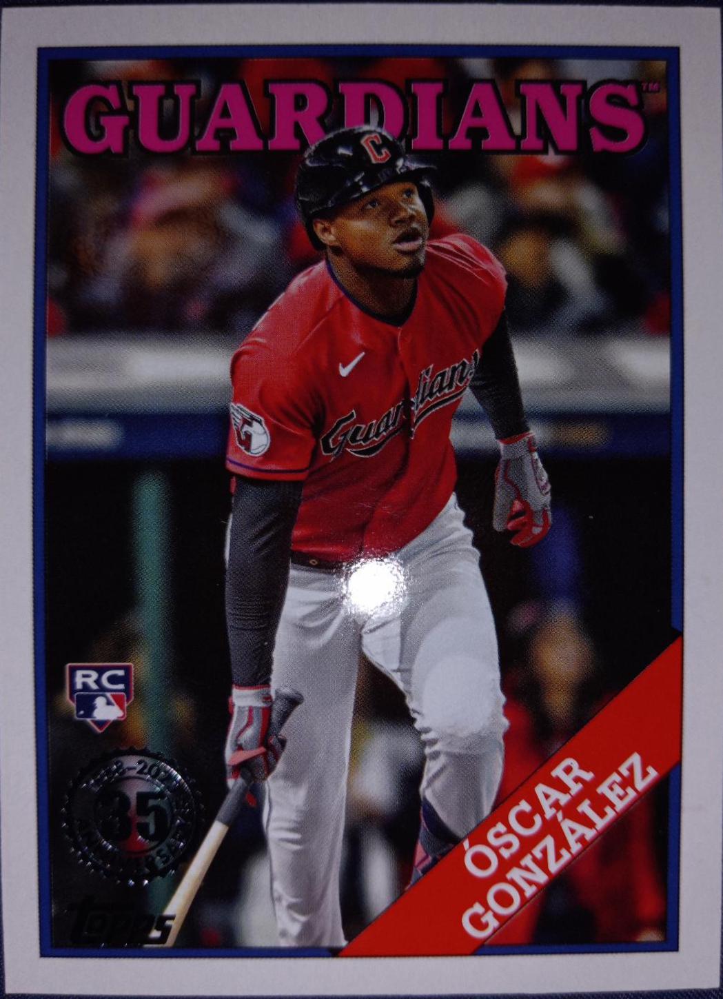 Oscar Gonzalez #2T88-11 Baseball Cards 2023 Topps Series 2 1988 35th Anniversary