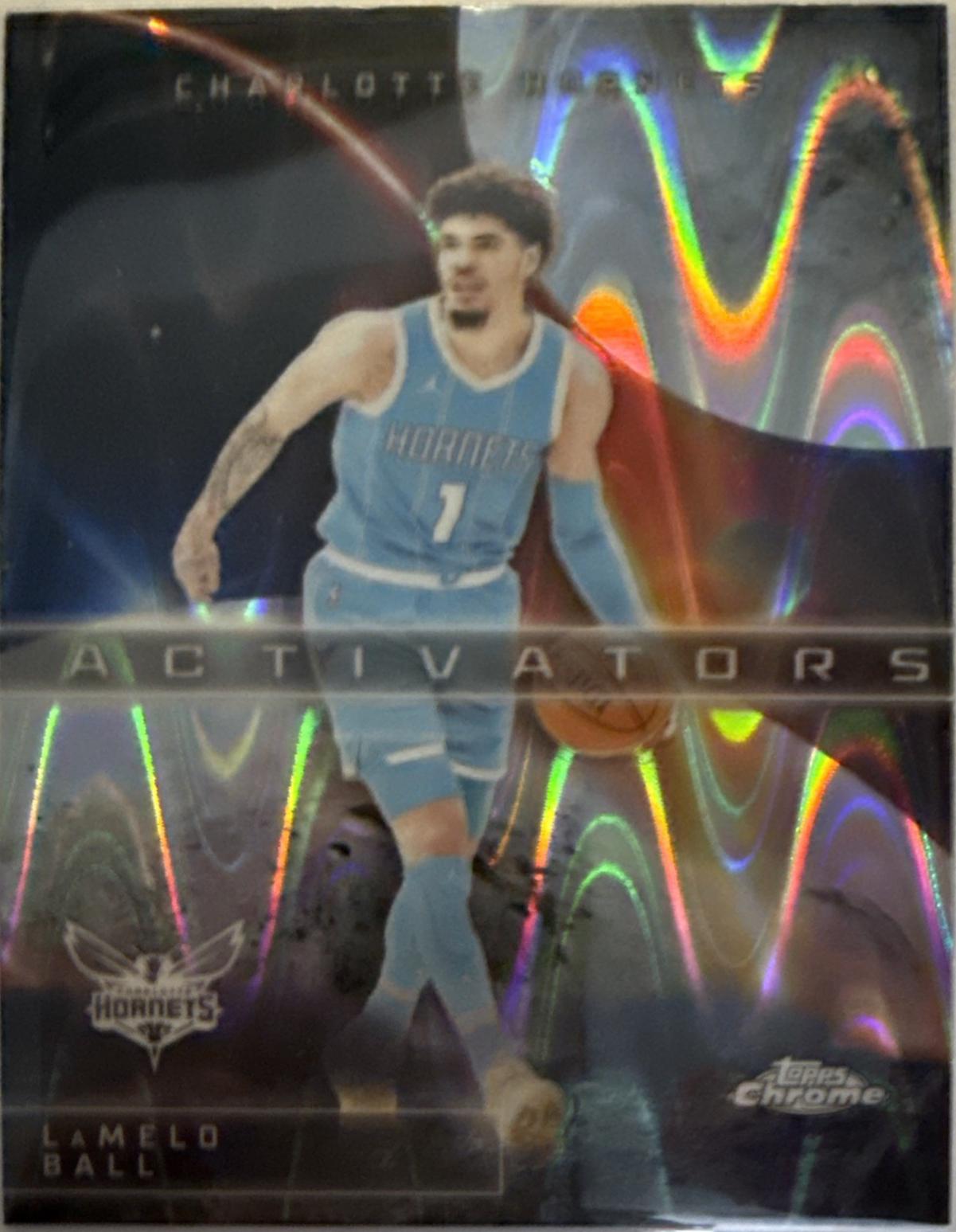 2025 Topps Chrome Activators LaMelo Ball [RayWave Refractor] #AC-7 card