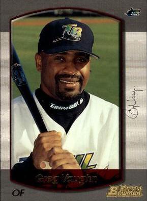Greg Vaughn #10 Baseball Cards 2000 Bowman