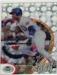 Sammy Sosa [Pattern 29] #28 Baseball Cards 1998 Topps Tek Prices