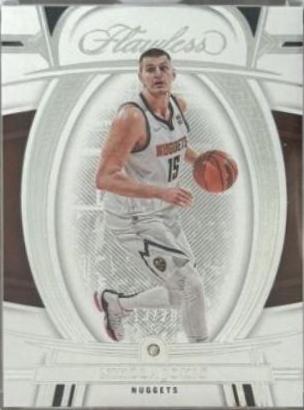 Nikola Jokic #8 Basketball Cards 2021 Panini Flawless