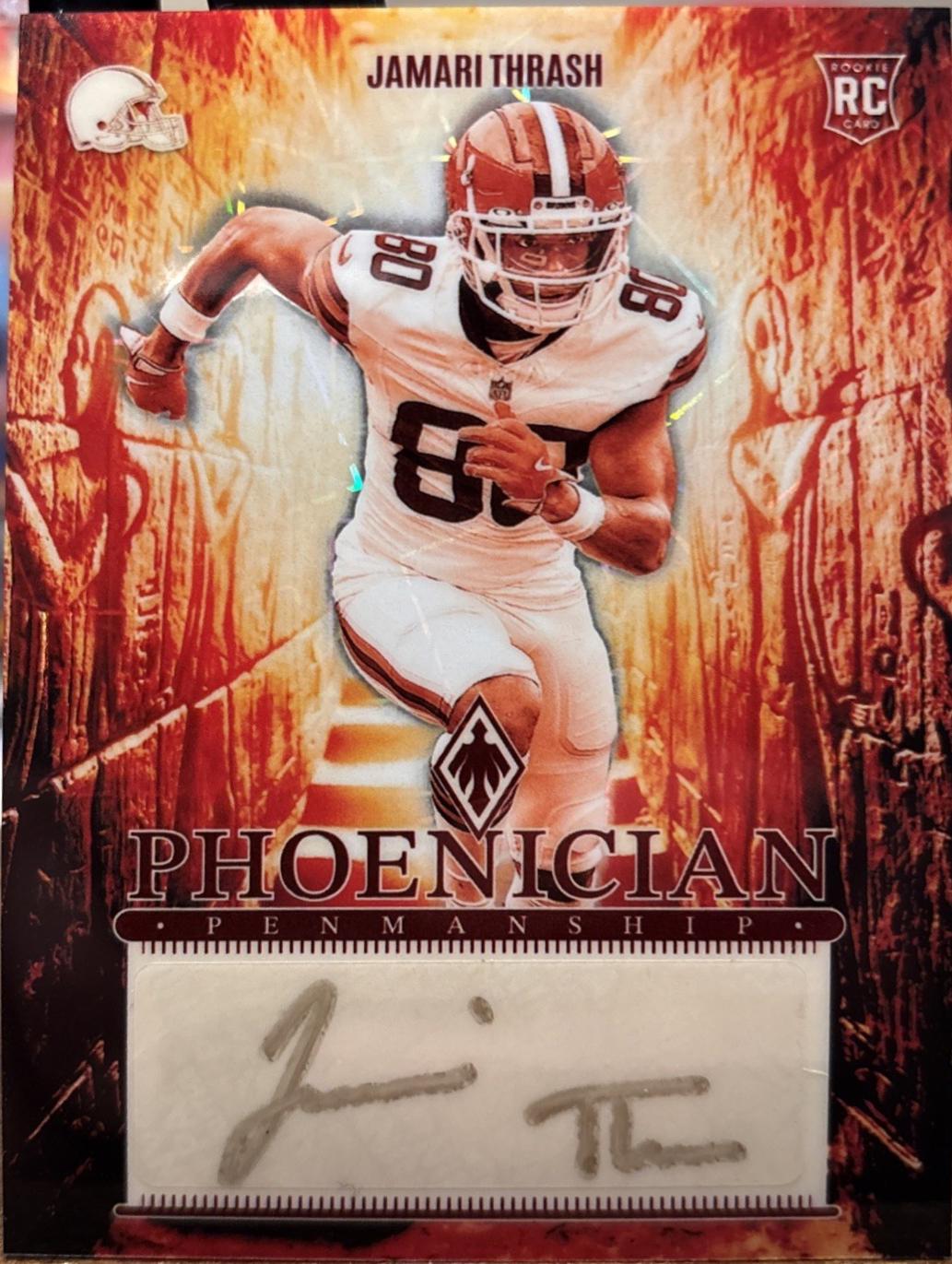 Jamari Thrash [Lazer] #PRP-JTH Prices | 2024 Panini Phoenix