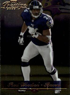 Rod Woodson #16 Football Cards 2000 Playoff Prestige