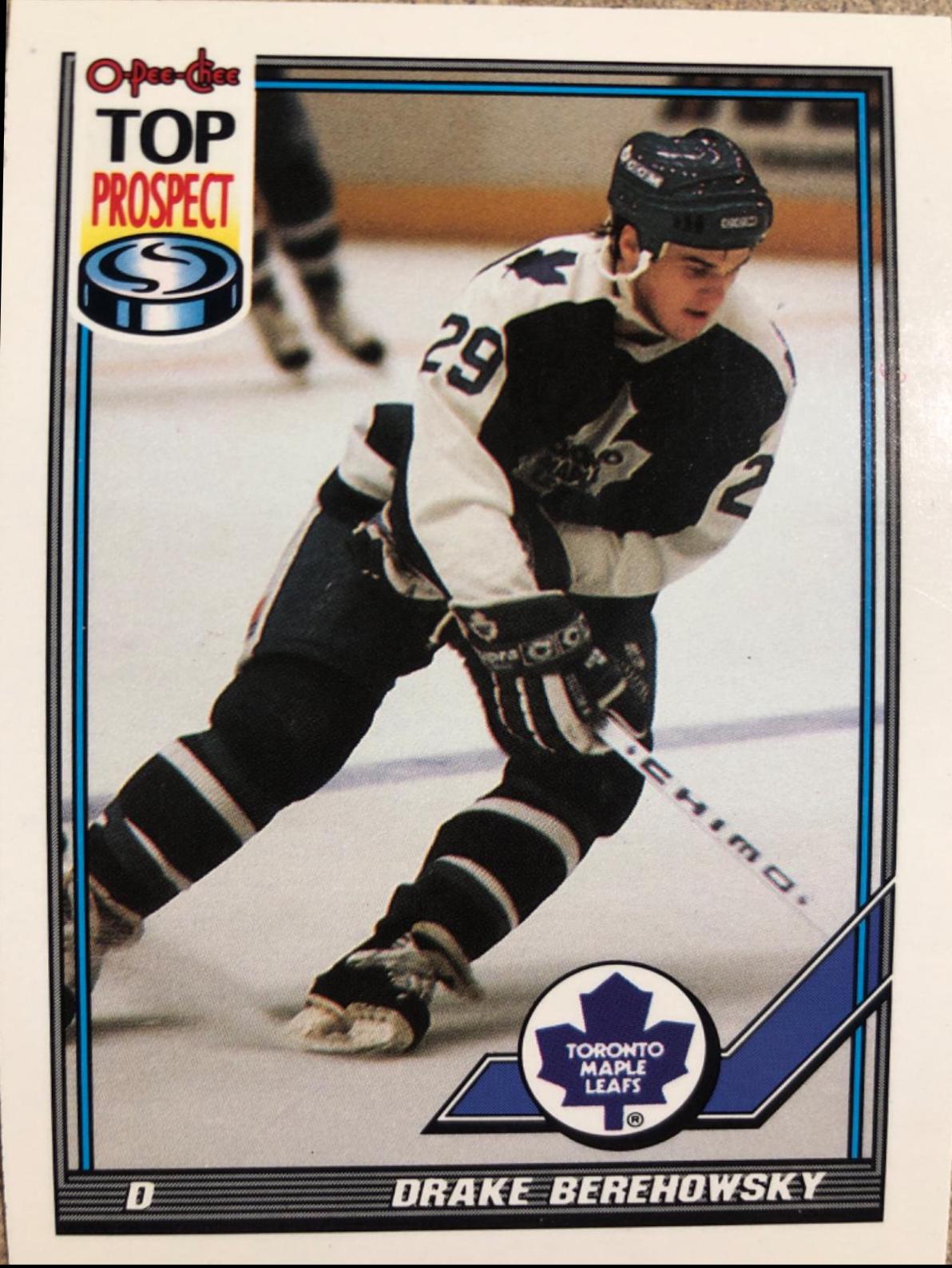 Drake Berehowsky #70 Hockey Cards 1991 O-Pee-Chee