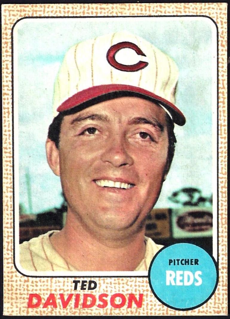 Ted Davidson #48 Baseball Cards 1968 Venezuela Topps