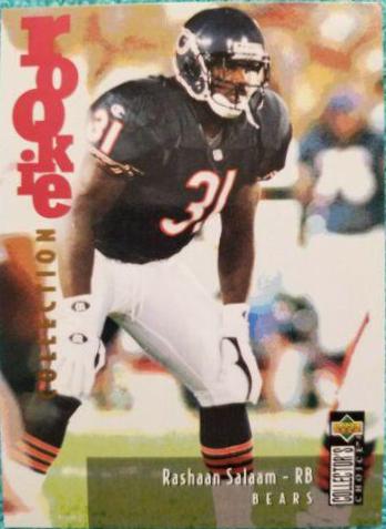 Rashaan Salaam #U11 Football Cards 1995 Collector's Choice Update